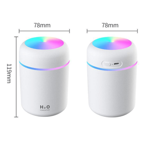 Portable Air Humidifier Aroma Essential Oil Diffuser for Car Home - AMIR BAGS INDIA PRIVATE LIMITED