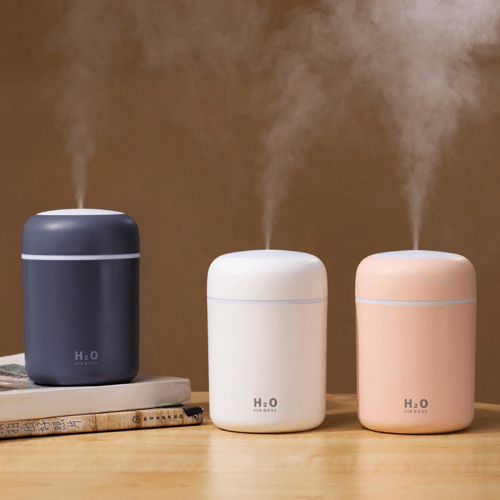 Portable Air Humidifier Aroma Essential Oil Diffuser for Car Home - AMIR BAGS INDIA PRIVATE LIMITED
