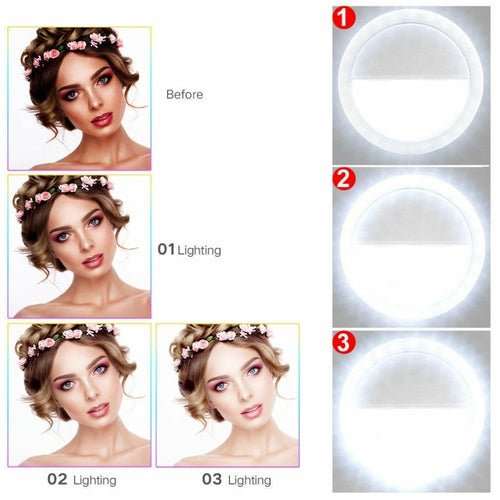 Portable Selfie Ring Clip On for Mobile Phone - AMIR BAGS INDIA PRIVATE LIMITED