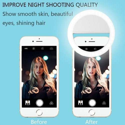 Portable Selfie Ring Clip On for Mobile Phone - AMIR BAGS INDIA PRIVATE LIMITED