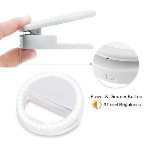 Portable Selfie Ring Clip On for Mobile Phone - AMIR BAGS INDIA PRIVATE LIMITED