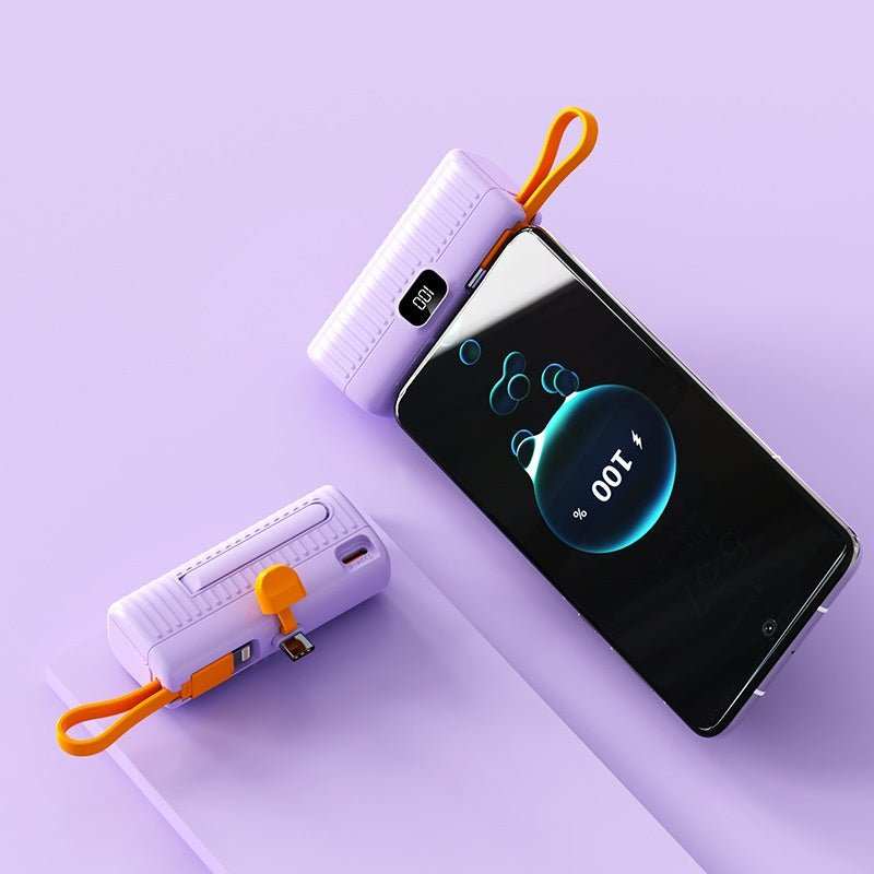 Power Bank Compact Portable Capsule Power Bank - AMIR BAGS INDIA PRIVATE LIMITED