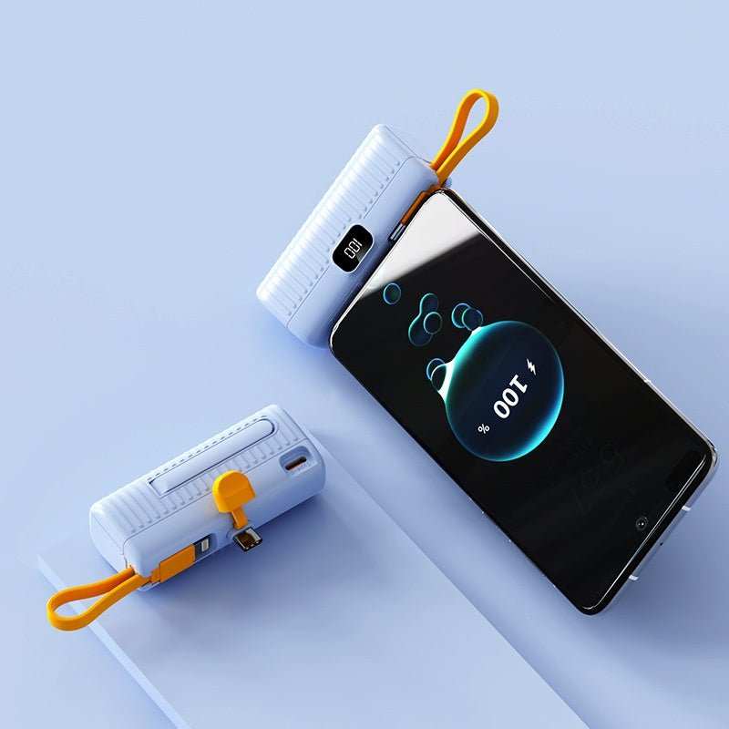Power Bank Compact Portable Capsule Power Bank - AMIR BAGS INDIA PRIVATE LIMITED