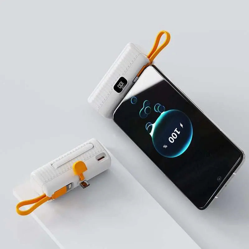 Power Bank Compact Portable Capsule Power Bank - AMIR BAGS INDIA PRIVATE LIMITED