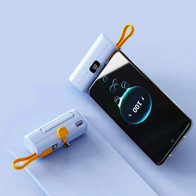 Power Bank Compact Portable Capsule Power Bank - AMIR BAGS INDIA PRIVATE LIMITED