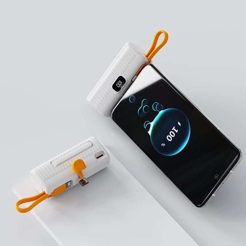 Power Bank Compact Portable Capsule Power Bank - AMIR BAGS INDIA PRIVATE LIMITED
