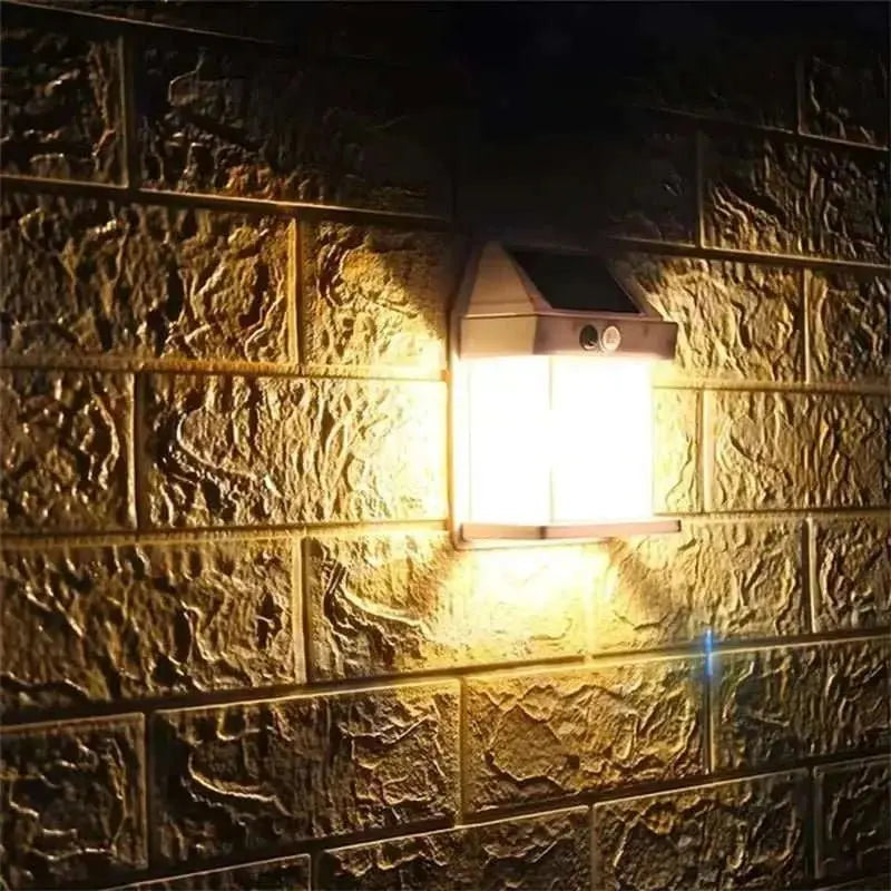 Powerful Outdoor Solar LED Street Light Waterproof Solar Lamp Garden Yard Pathway Wall Decoration External Lighting Fixture - AMIR BAGS INDIA PRIVATE LIMITED