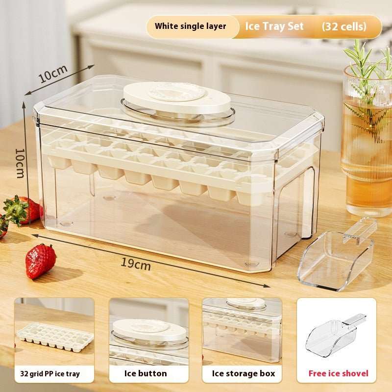 PP Material Ice Mould Quick Demould Ice Cube Tray Creative Party Bar Kitchen Freezer Cooling Drink Ice Box Silicone Molds Kitchen Gadgets - AMIR BAGS INDIA PRIVATE LIMITED