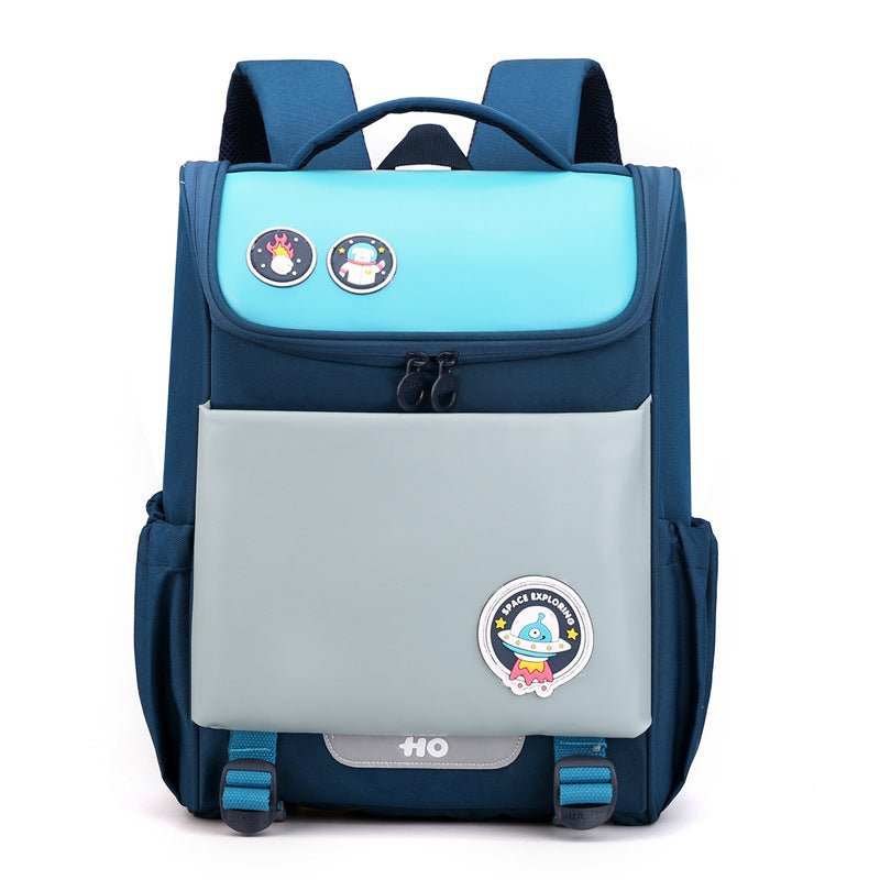Primary School Students Shoulder Pad Children's Backpack Light Solid Color Primary School Bag - AMIR BAGS INDIA PRIVATE LIMITED