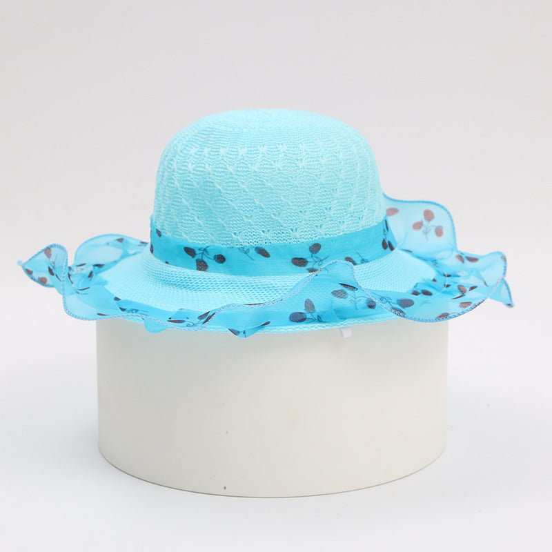 Princess straw hat kids sun hat - AMIR BAGS INDIA PRIVATE LIMITED
