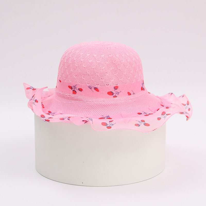 Princess straw hat kids sun hat - AMIR BAGS INDIA PRIVATE LIMITED