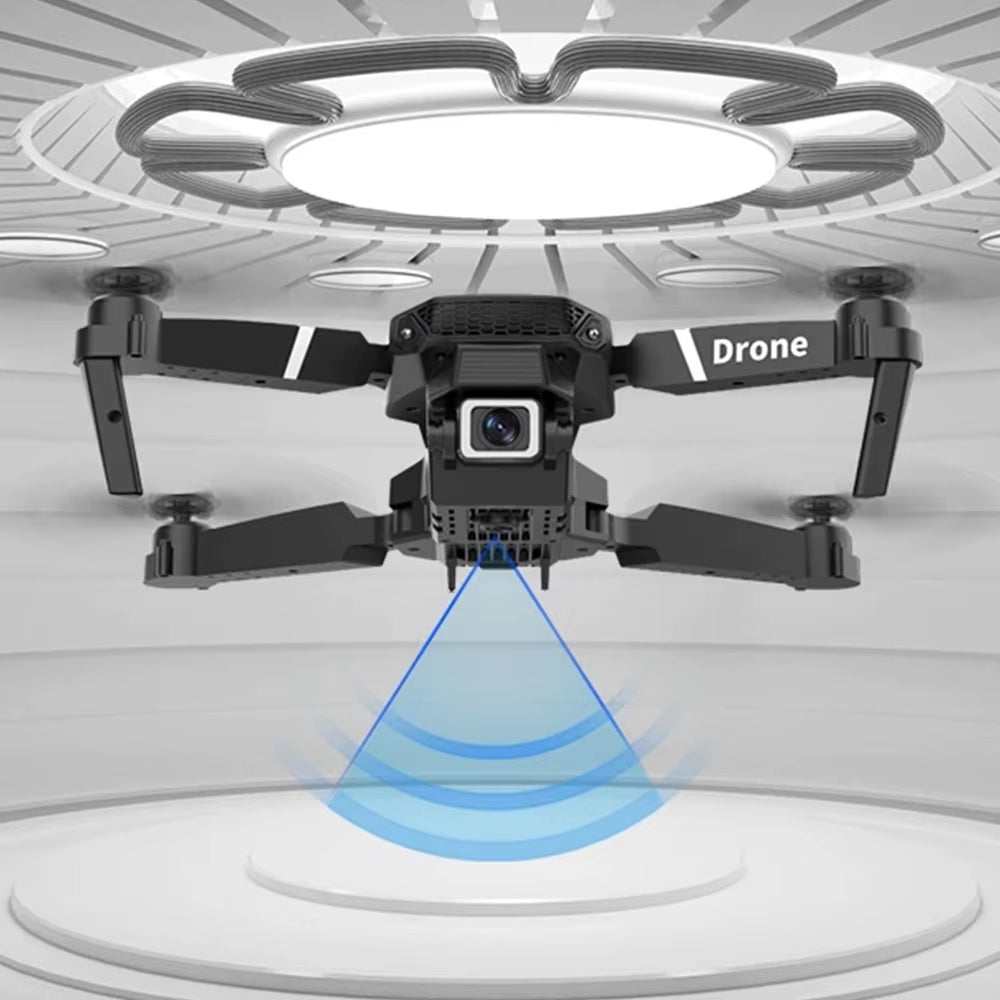 Professional Drone E88 4K Wide - Angle HD 1080P Camera Wifi FPV Height Hold Foldable RC Drone Quadrotor Helicopter Children'S Toys - AMIR BAGS INDIA PRIVATE LIMITED