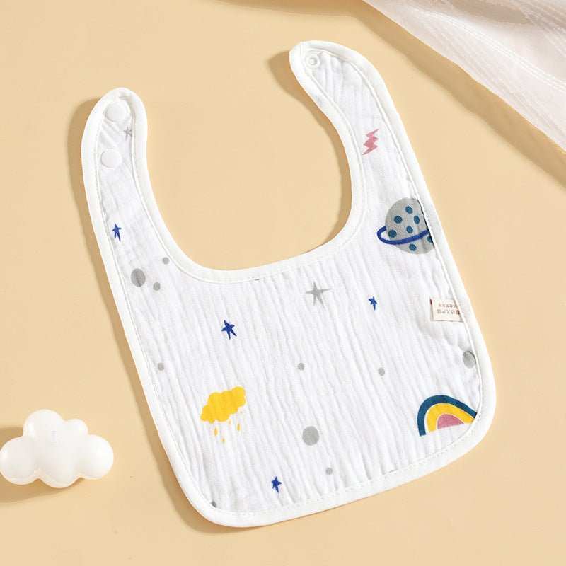 Pure Cotton Six - layer Gauze Baby U - shaped Bib - AMIR BAGS INDIA PRIVATE LIMITED