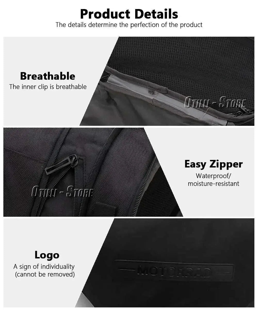 R1300GS 2023 2024 Motorcycle Top Box Inner Bag Luggage Black Suitable For BMW R 1300 GS R1300 GS R 1300GS - AMIR BAGS INDIA PRIVATE LIMITED