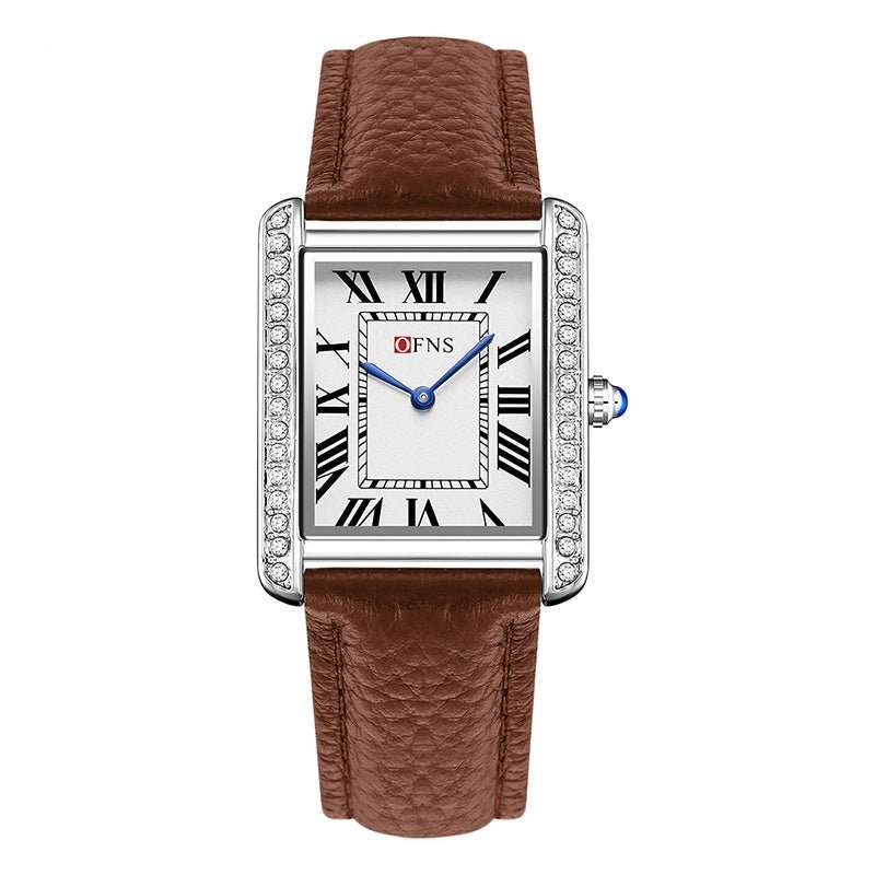Retro Diamond Inlaid High - end Women's Quartz Watch Couple - AMIR BAGS INDIA PRIVATE LIMITED