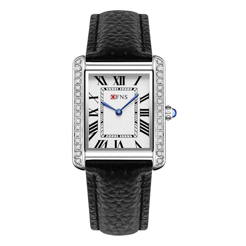 Retro Diamond Inlaid High - end Women's Quartz Watch Couple - AMIR BAGS INDIA PRIVATE LIMITED