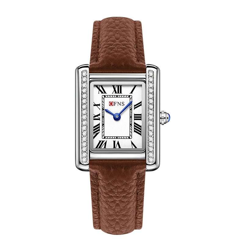 Retro Diamond Inlaid High - end Women's Quartz Watch Couple - AMIR BAGS INDIA PRIVATE LIMITED