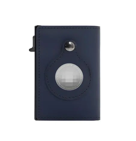 Rfid Card Holder Men Wallets Money Bag Male Black Short Purse Small Leather Slim Wallets Mini Wallets For Airtag Air Tag - AMIR BAGS INDIA PRIVATE LIMITED