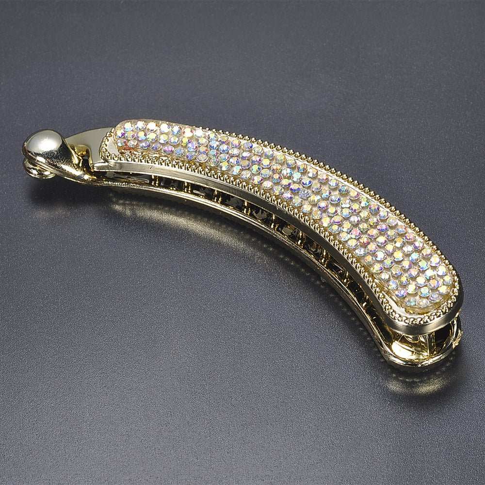 Rhinestone Chicken Leg Banana Hairpin - AMIR BAGS INDIA PRIVATE LIMITED