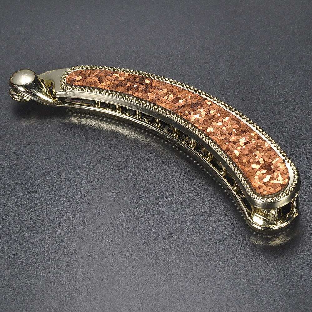 Rhinestone Chicken Leg Banana Hairpin - AMIR BAGS INDIA PRIVATE LIMITED
