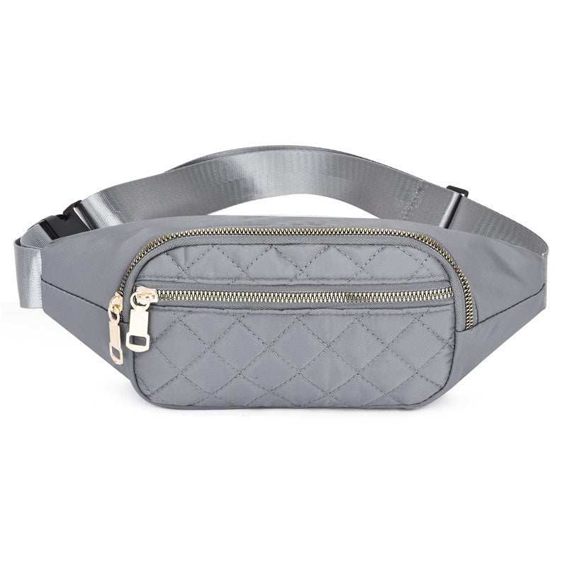Rhombus Fanny Packs For Women Crossbody Waist Bags For Sports Hiking Cycling Running - AMIR BAGS INDIA PRIVATE LIMITED