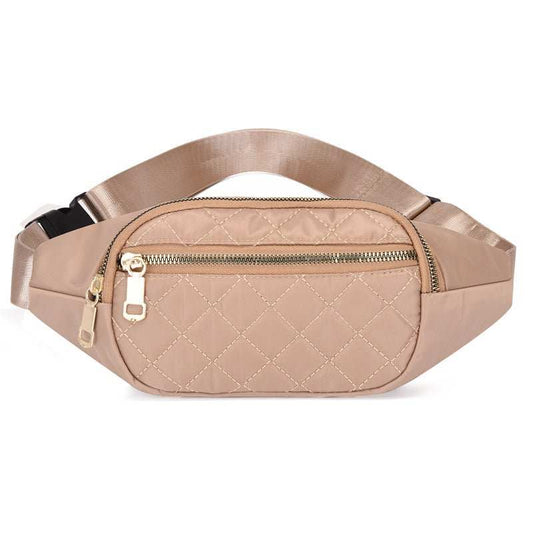 Rhombus Fanny Packs For Women Crossbody Waist Bags For Sports Hiking Cycling Running - AMIR BAGS INDIA PRIVATE LIMITED