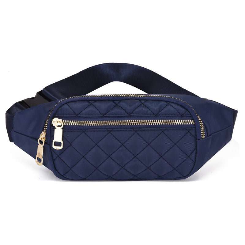 Rhombus Fanny Packs For Women Crossbody Waist Bags For Sports Hiking Cycling Running - AMIR BAGS INDIA PRIVATE LIMITED