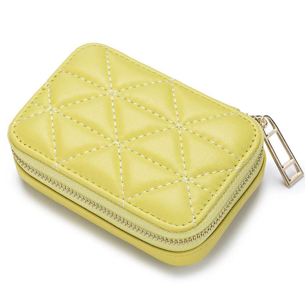 Rhombus Portable Portable Lipstick Pack Mini Cosmetic Bag - AMIR BAGS INDIA PRIVATE LIMITED
