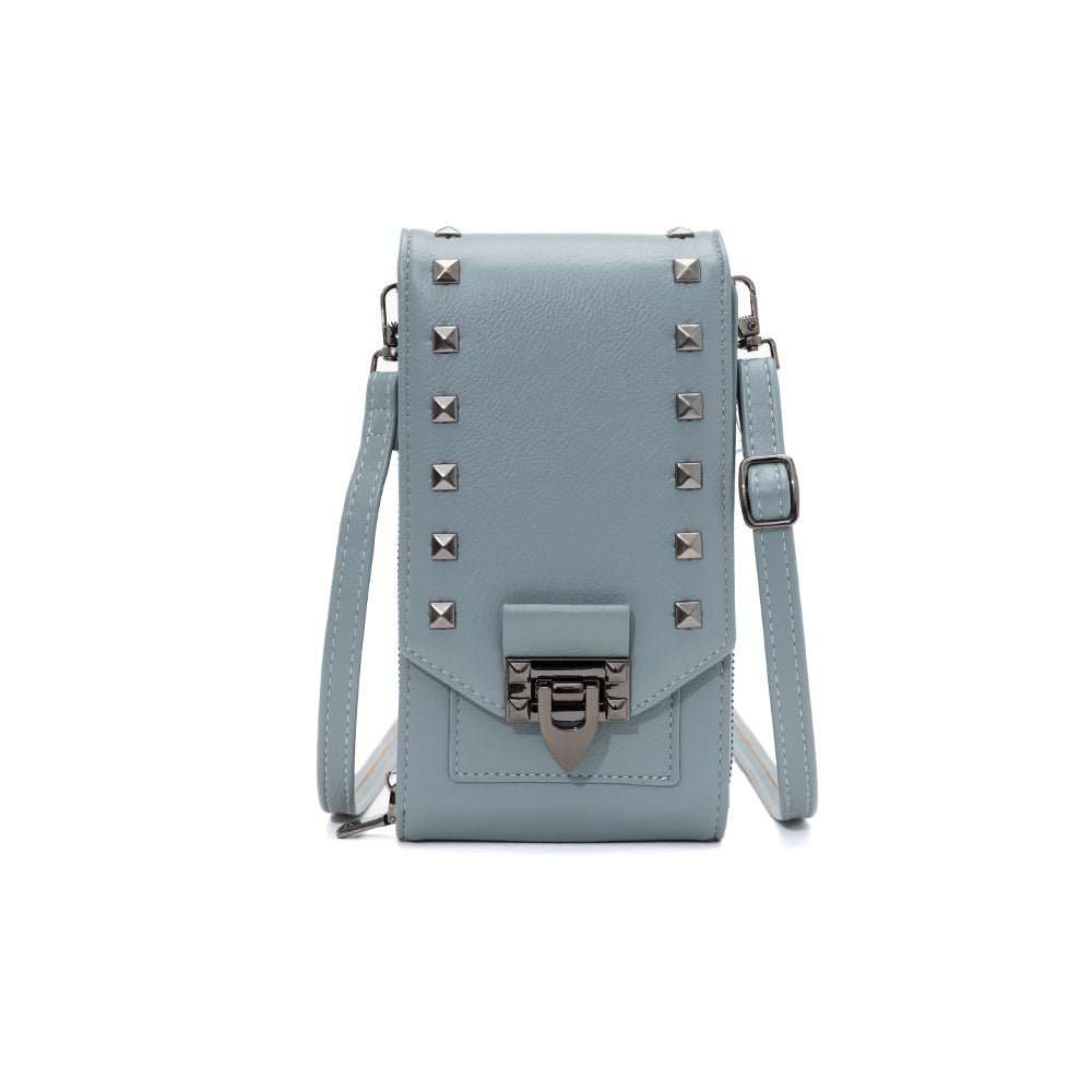 Rivet Design Shoulder Bags Mobile Phone Handbag Solid Color Crossbody Bags Women - AMIR BAGS INDIA PRIVATE LIMITED