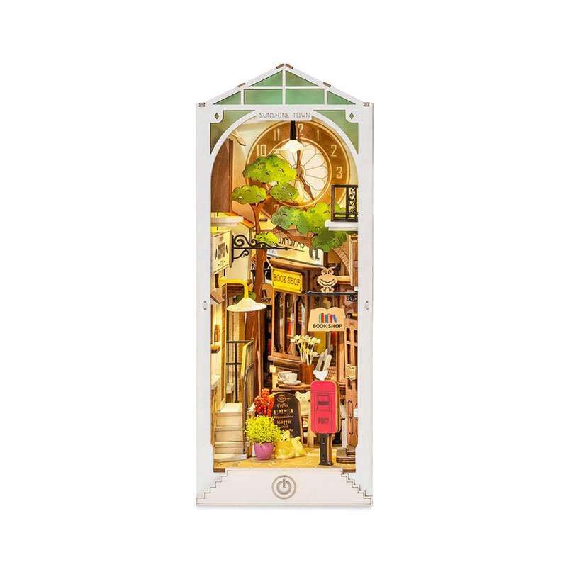 Robotime Rolife DIY Book Nook Wooden Miniature Doll House Light For Bookshelf Insert Furniture - AMIR BAGS INDIA PRIVATE LIMITED