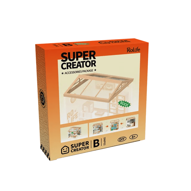 Robotime Rolife Super Creator Daily Plastic DIY Miniature House Cafe Energy Supply Store Building Block Sets English Version - AMIR BAGS INDIA PRIVATE LIMITED