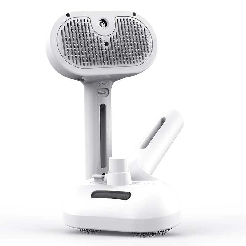 ROJECO Pet Automatic Spray Hair Comb Cat Hair Straightening Brush for Pets Dog Rechargeable Hair Removal Comb Cat Grooming Brush - AMIR BAGS INDIA PRIVATE LIMITED
