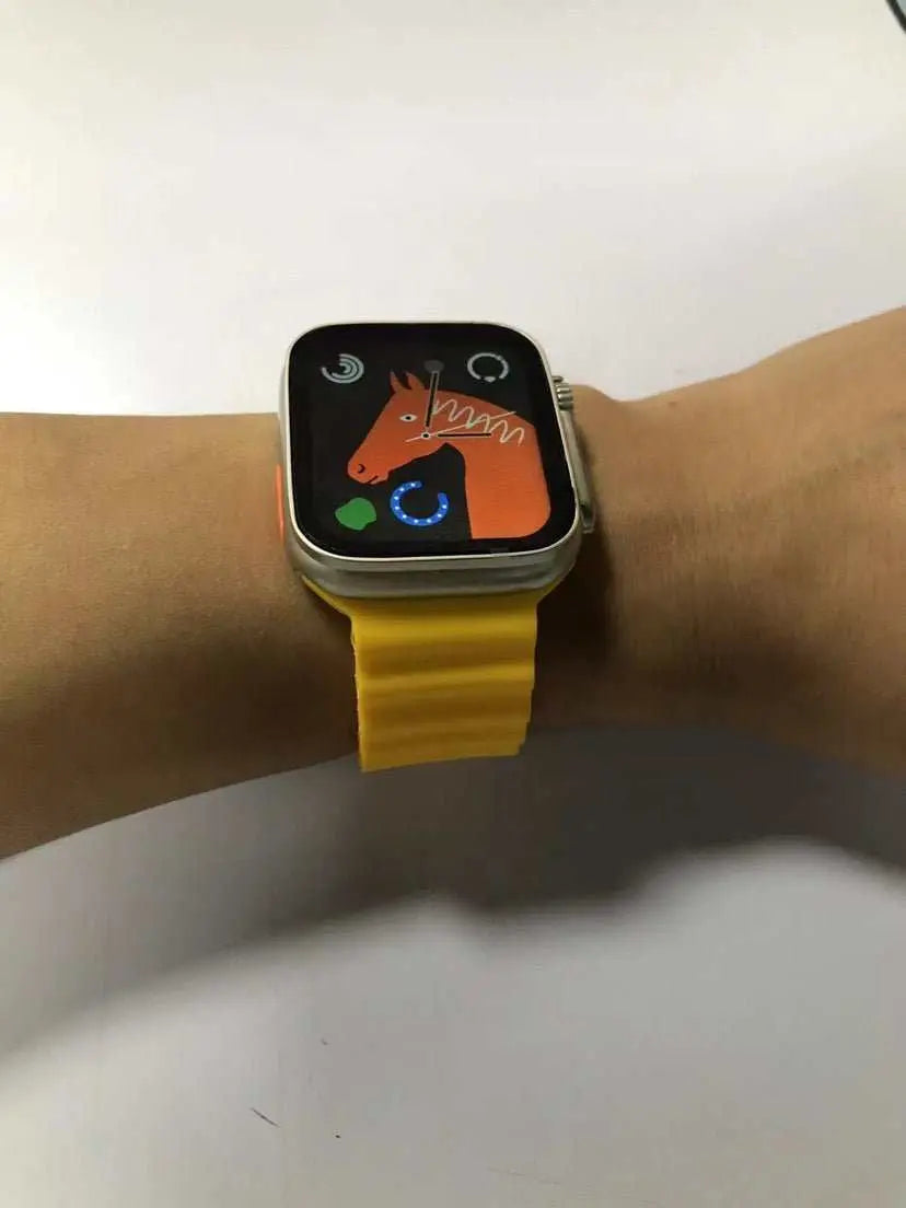 S8 Smartwatch 2.08 Inches For Android Blood Pressure MultifunctionSpecifications:Battery capacity: 450mahOperation mode: Touch type + button typeProduct size: 46.6mm*41.6mm*14.15mmScreen resolution: 320*390Wrist strap material: SilDropshipmanAMIR BAGS INDIA PRIVATE LIMITEDnull