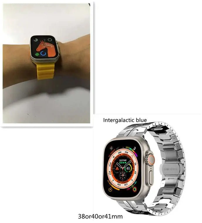 S8 Smartwatch 2.08 Inches For Android Blood Pressure MultifunctionSpecifications:Battery capacity: 450mahOperation mode: Touch type + button typeProduct size: 46.6mm*41.6mm*14.15mmScreen resolution: 320*390Wrist strap material: SilDropshipmanAMIR BAGS INDIA PRIVATE LIMITEDnull
