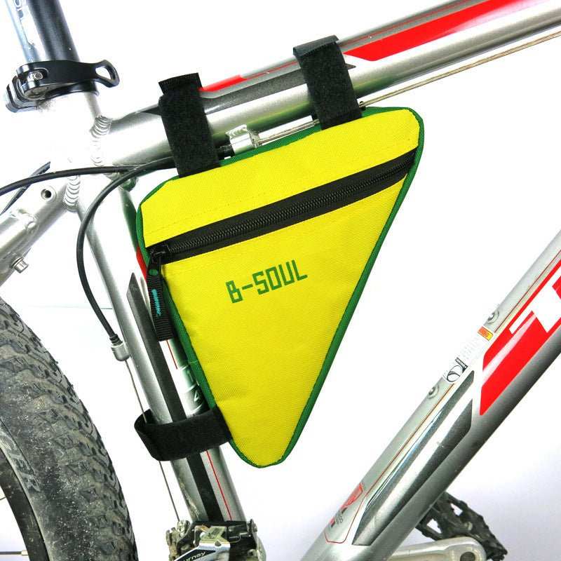 Saddle bag riding bicycle mountain bike bag triangle tool kit upper tube beam bag bicycle equipment accessories - AMIR BAGS INDIA PRIVATE LIMITED
