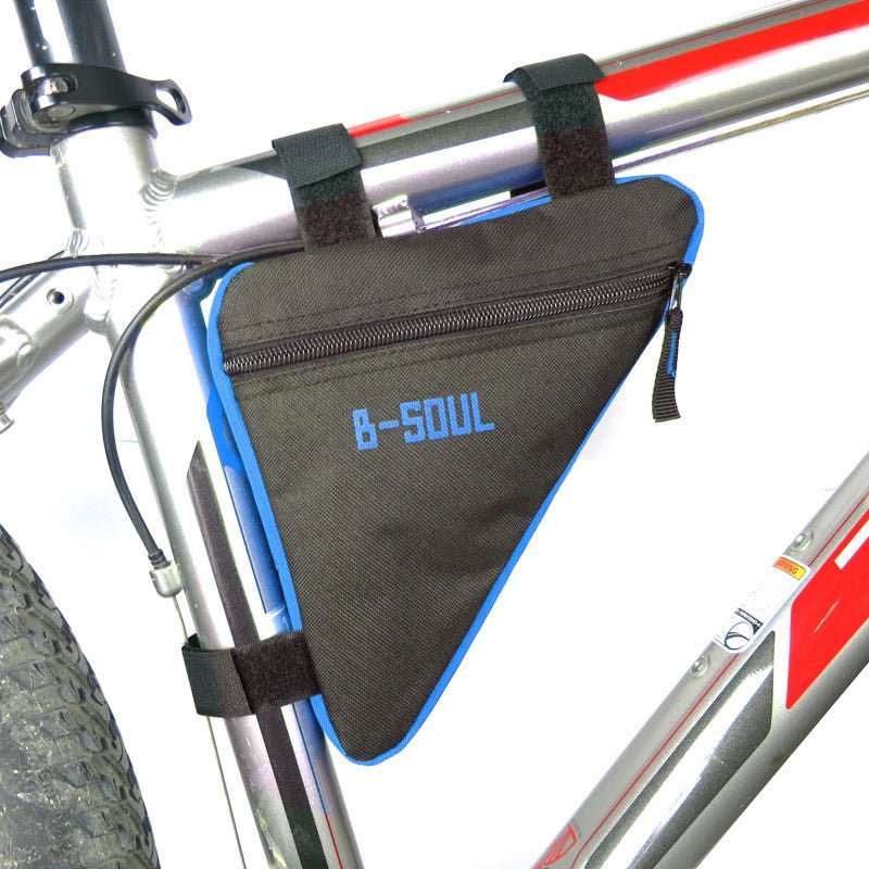 Saddle bag riding bicycle mountain bike bag triangle tool kit upper tube beam bag bicycle equipment accessories - AMIR BAGS INDIA PRIVATE LIMITED