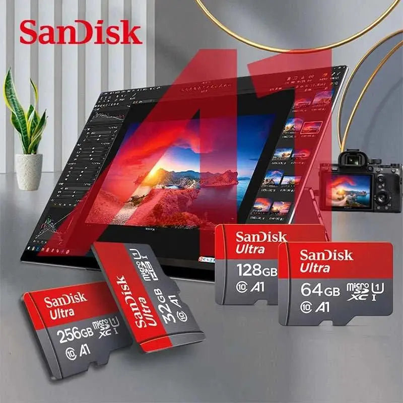 Sandisk Ultra Micro tf SD card 128GB 32GB 64GB 256GB Mini SD Card SD/TAbout capacity:16GB=approximately 14GB-15GB32GB=approximately 28GB-30GB64GB=approximately 58GB-60GB128GB=approximately 115GB-119GB256GB=approximately 230GB-238GBDiscAMIR BAGS INDIA PRIVATE LIMITEDAMIR BAGS INDIA PRIVATE LIMITEDnull