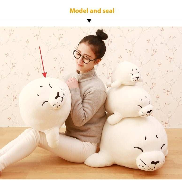 Seal Underwater World Plush Doll Sea Lion Crawling Plush Toy Sea Lion - AMIR BAGS INDIA PRIVATE LIMITED