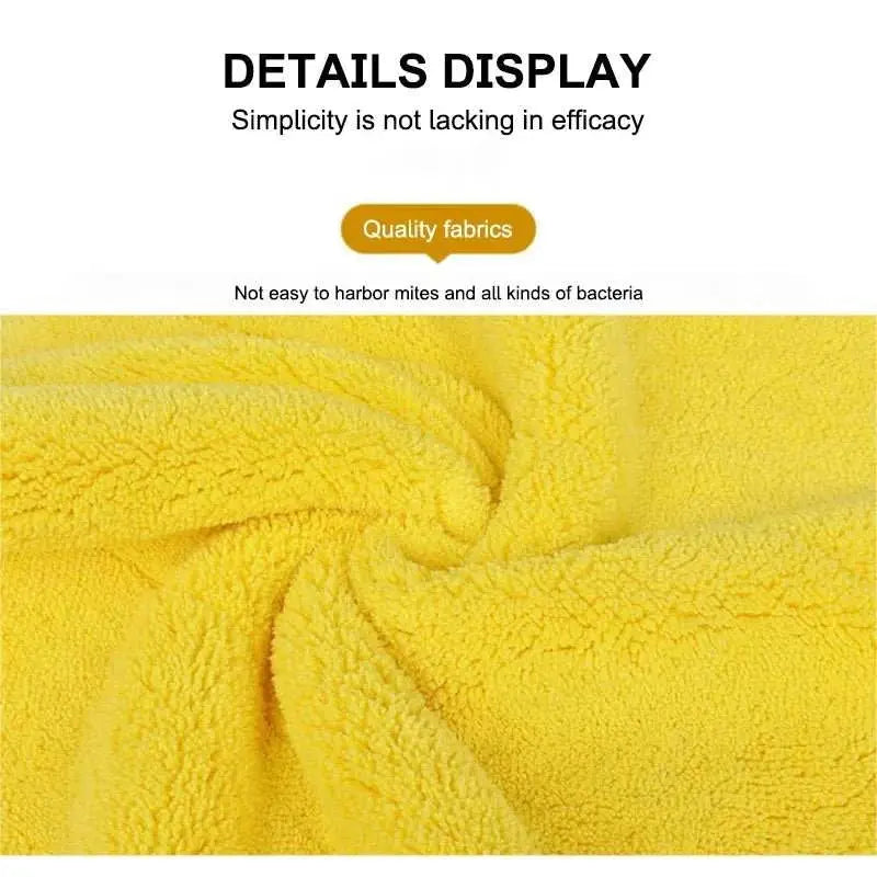 SEAMETAL High - end Microfiber Towel Car Wash Towel Detailing Cleaning Cloth Car Wash Drying Towel Car Absorbent Cleaning Products - AMIR BAGS INDIA PRIVATE LIMITED