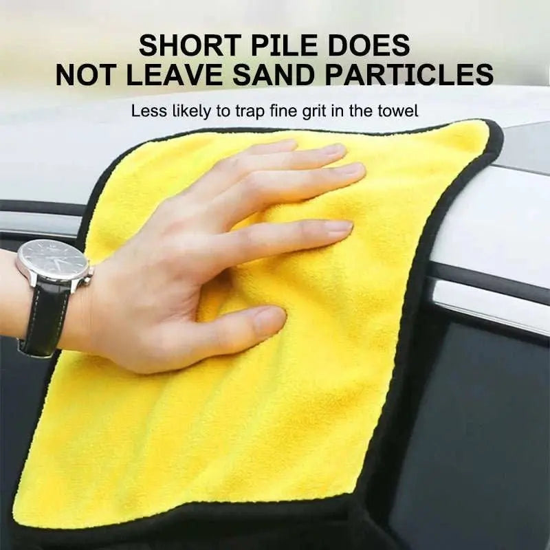 SEAMETAL High - end Microfiber Towel Car Wash Towel Detailing Cleaning Cloth Car Wash Drying Towel Car Absorbent Cleaning Products - AMIR BAGS INDIA PRIVATE LIMITED