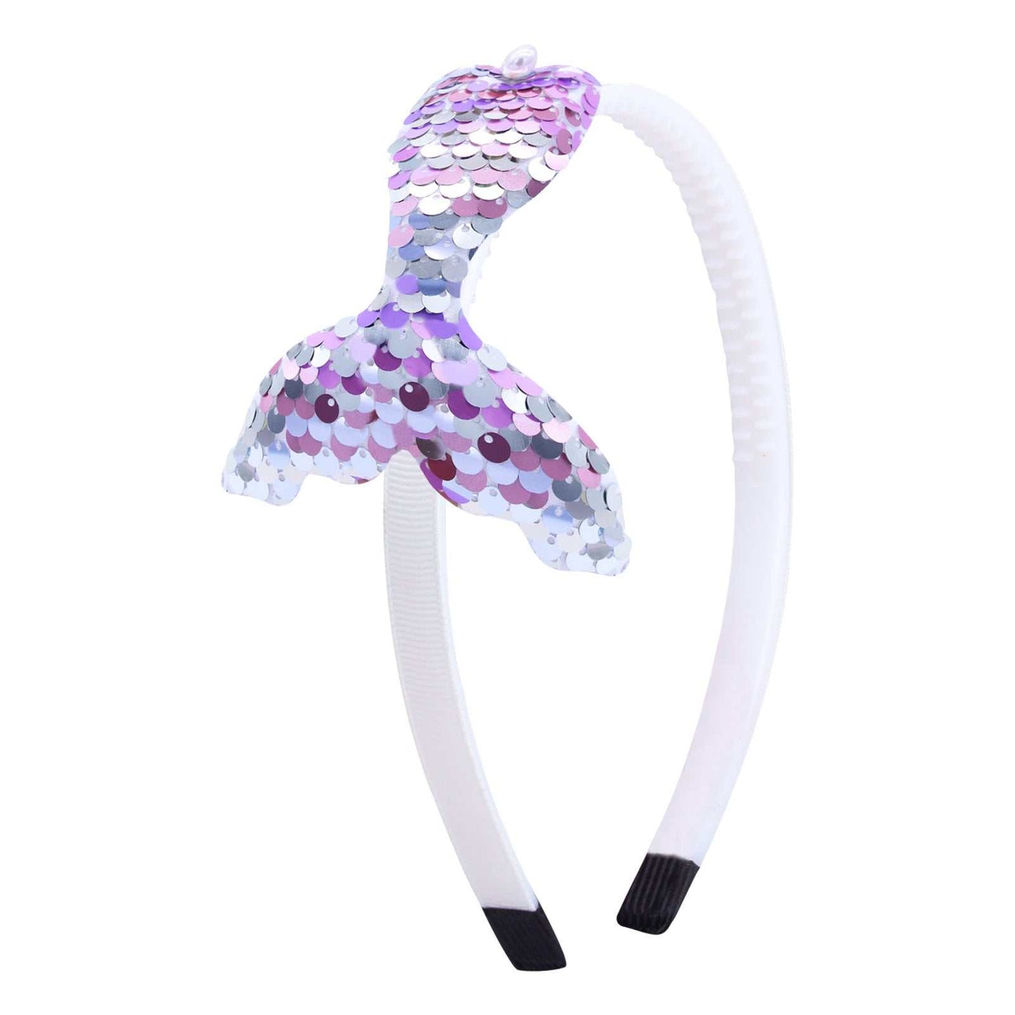 Sequined Hair Accessories Mermaid Tail Flip Fish Scale Pearl Headband Non - slip Manual Hairpin - AMIR BAGS INDIA PRIVATE LIMITED