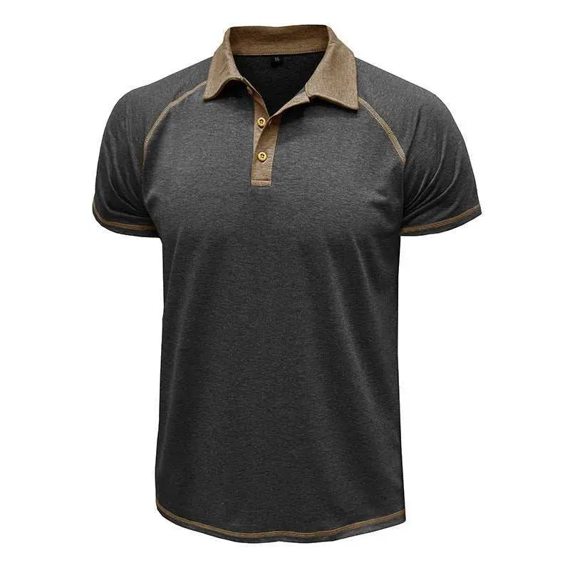 Short-sleeved Lapel T-shirt POLO Bottoming Shirt Men ClothingProduct information:Color: khaki, light blue, light gray, dark blue, dark gray, black, green, blue, purplish red Size: S,M,L,XL,XXL,XXXL Thickness: ordinary Fabric nDropshipmanAMIR BAGS INDIA PRIVATE LIMITEDnull