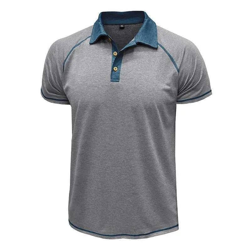Short-sleeved Lapel T-shirt POLO Bottoming Shirt Men ClothingProduct information:Color: khaki, light blue, light gray, dark blue, dark gray, black, green, blue, purplish red Size: S,M,L,XL,XXL,XXXL Thickness: ordinary Fabric nDropshipmanAMIR BAGS INDIA PRIVATE LIMITEDnull