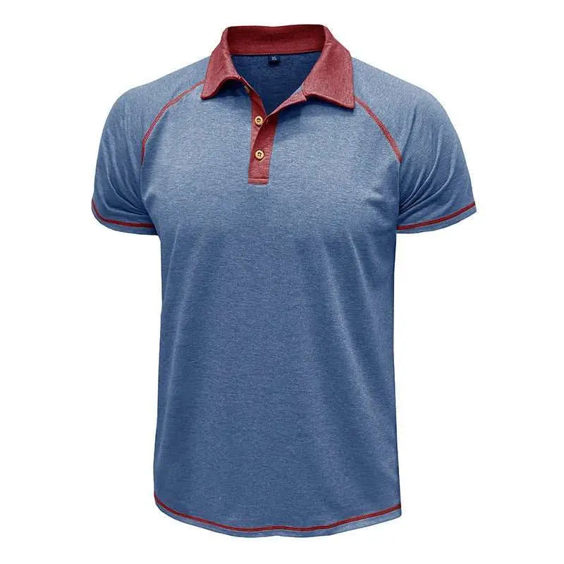 Short-sleeved Lapel T-shirt POLO Bottoming Shirt Men ClothingProduct information:Color: khaki, light blue, light gray, dark blue, dark gray, black, green, blue, purplish red Size: S,M,L,XL,XXL,XXXL Thickness: ordinary Fabric nDropshipmanAMIR BAGS INDIA PRIVATE LIMITEDnull