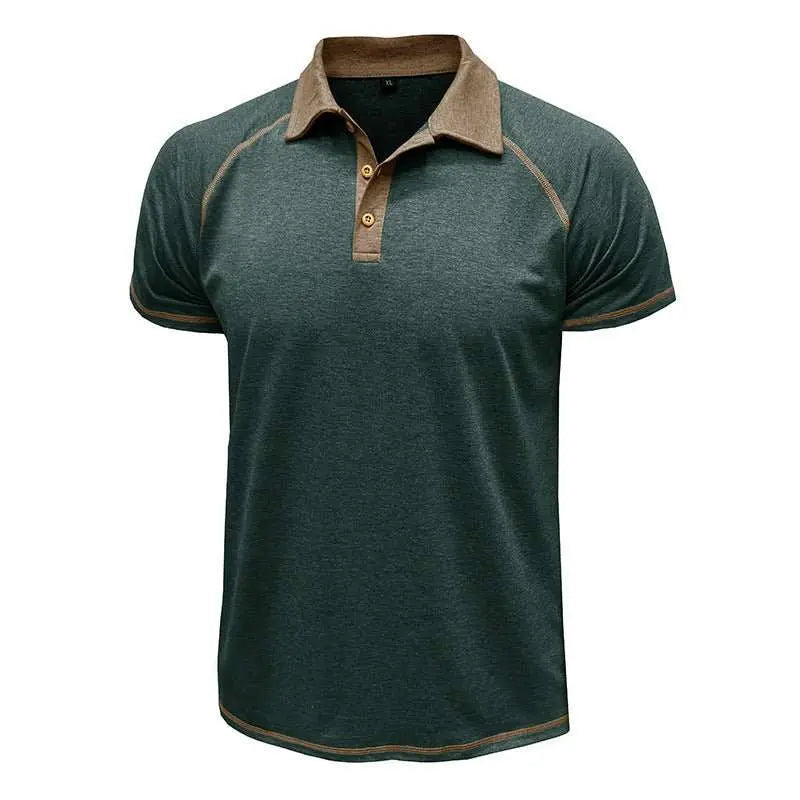 Short-sleeved Lapel T-shirt POLO Bottoming Shirt Men ClothingProduct information:Color: khaki, light blue, light gray, dark blue, dark gray, black, green, blue, purplish red Size: S,M,L,XL,XXL,XXXL Thickness: ordinary Fabric nDropshipmanAMIR BAGS INDIA PRIVATE LIMITEDnull