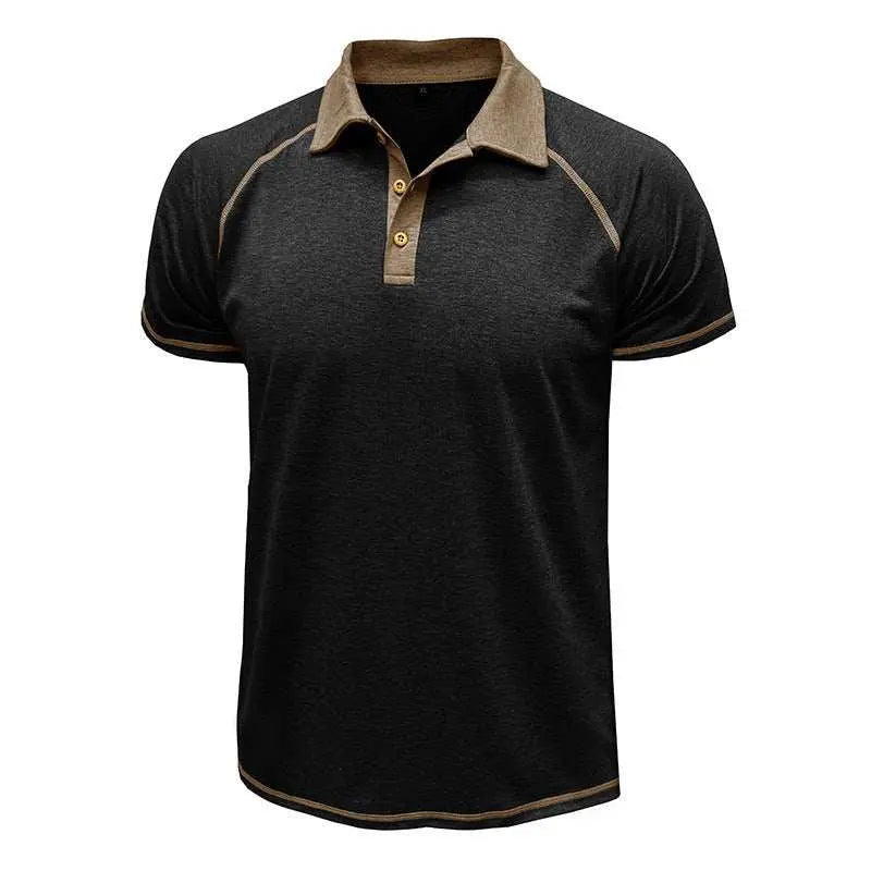 Short-sleeved Lapel T-shirt POLO Bottoming Shirt Men ClothingProduct information:Color: khaki, light blue, light gray, dark blue, dark gray, black, green, blue, purplish red Size: S,M,L,XL,XXL,XXXL Thickness: ordinary Fabric nDropshipmanAMIR BAGS INDIA PRIVATE LIMITEDnull