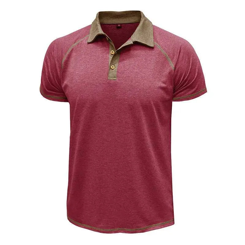 Short-sleeved Lapel T-shirt POLO Bottoming Shirt Men ClothingProduct information:Color: khaki, light blue, light gray, dark blue, dark gray, black, green, blue, purplish red Size: S,M,L,XL,XXL,XXXL Thickness: ordinary Fabric nDropshipmanAMIR BAGS INDIA PRIVATE LIMITEDnull