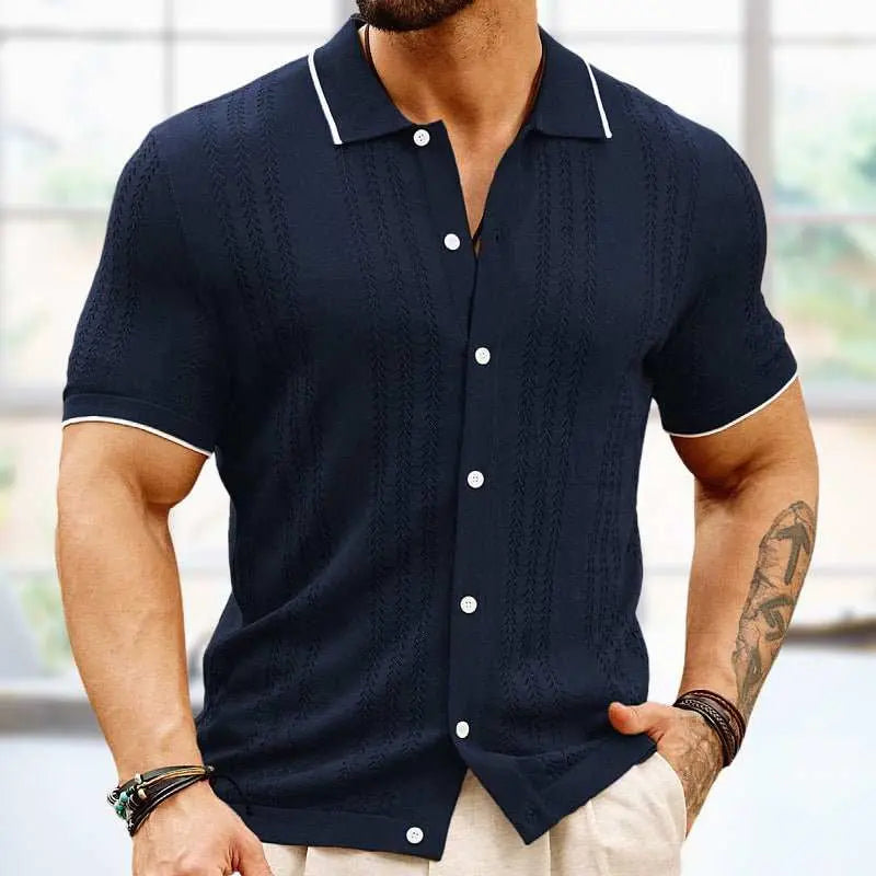 Short-sleeved Polo Shirt Summer Button Lapel Top Fashion Business Men'Overview:Unique design, stylish and beautiful.Good material, comfortable wear.A variety of colors, any choice.
Product information:Pattern: solid color Details of cDropshipmanAMIR BAGS INDIA PRIVATE LIMITEDnull