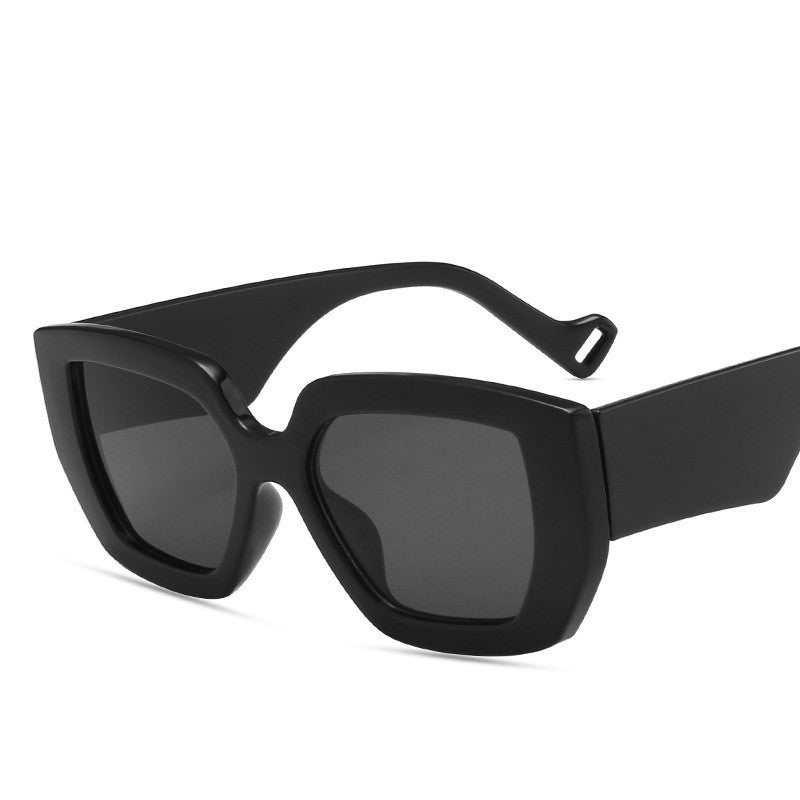 Side Sunglasses Personality Polygon Contrast Sunglasses Retro Sunglasses - AMIR BAGS INDIA PRIVATE LIMITED