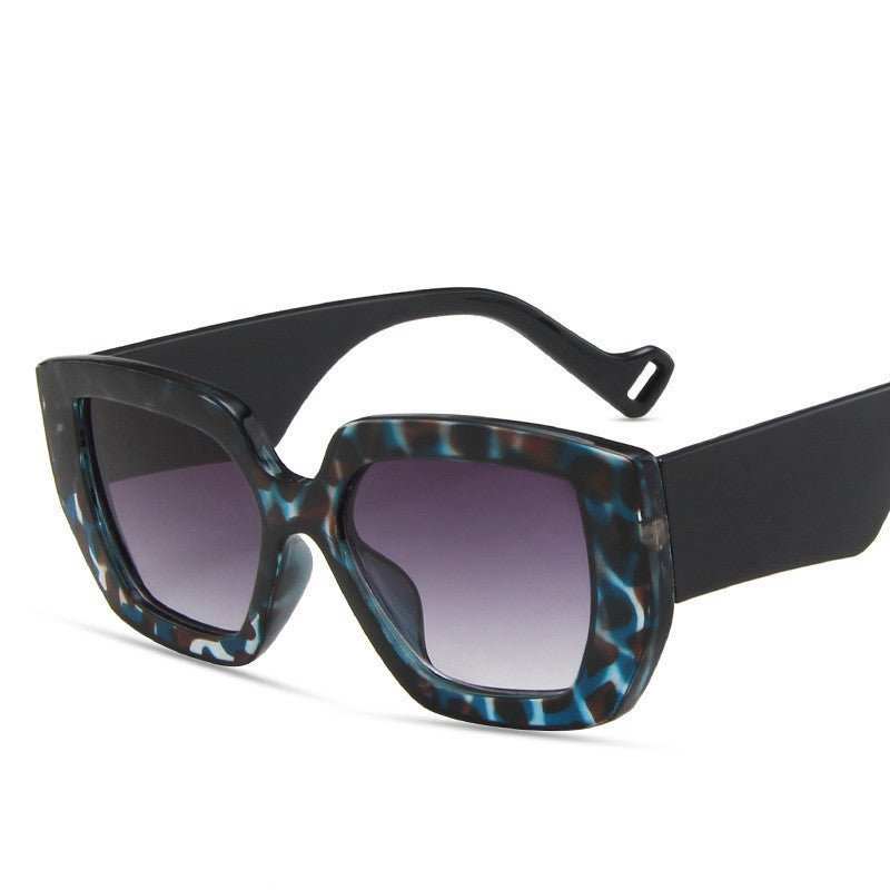 Side Sunglasses Personality Polygon Contrast Sunglasses Retro Sunglasses - AMIR BAGS INDIA PRIVATE LIMITED